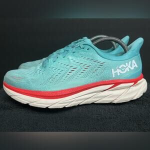 Hoka One One Womens Clifton 8 1119394 AEBL Blue Running Shoes Sneakers Size 9.5